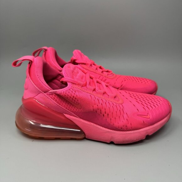 Nike Air Max 270 Hyper Pink Womens Size 6.5 Athletic Running Sneakers No Insoles - Picture 1 of 9